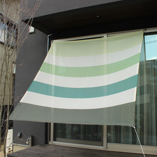 ふるさと納税 蒲郡市 日よけ　イチオリシェード　プレーン　_ブリックレッド